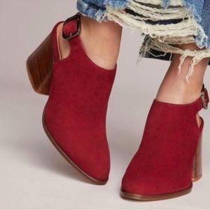 Anthropologie ankle bootie shoes